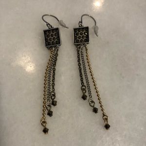 Pretty Swarovski Touchstone Crystal Earrings